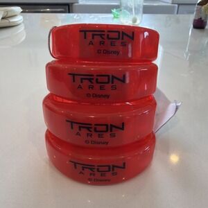 Disney Tron Ares Regal Screen X Collectible Bracelet Light Up Unused Lot Of 4